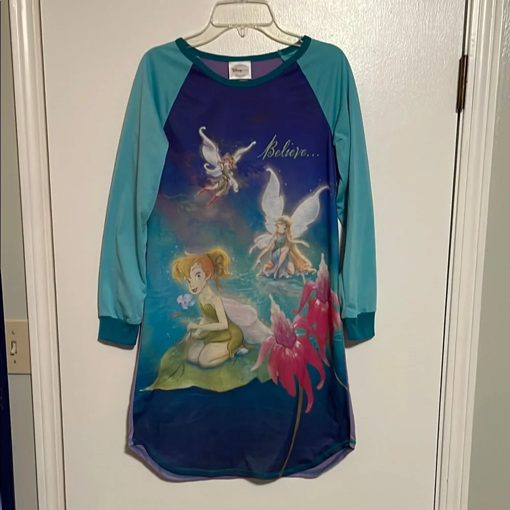 Disney Blue and Teal Fairy Nightgown - Picture 1 of 5